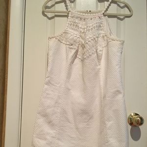 White Crochet Top Lily Pulitzer Dress